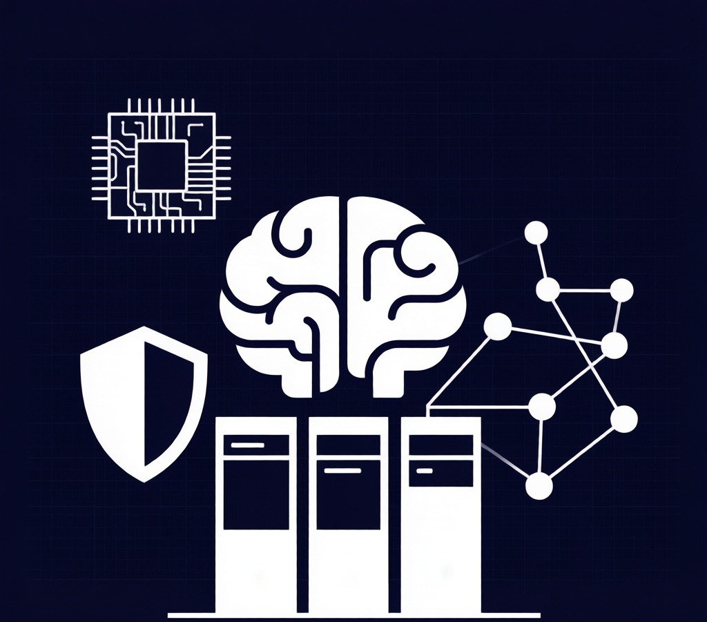 信创国产化与 AI Agent 本地化私有部署：服务器机柜、国产芯片、数据安全盾牌